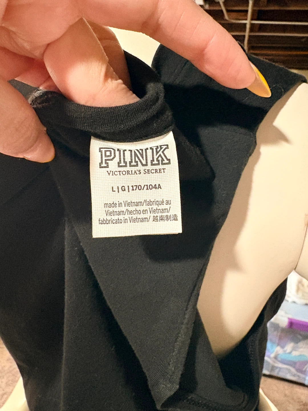 Victoria's Secret PINK Black Ruched Dress Size L - photo 4