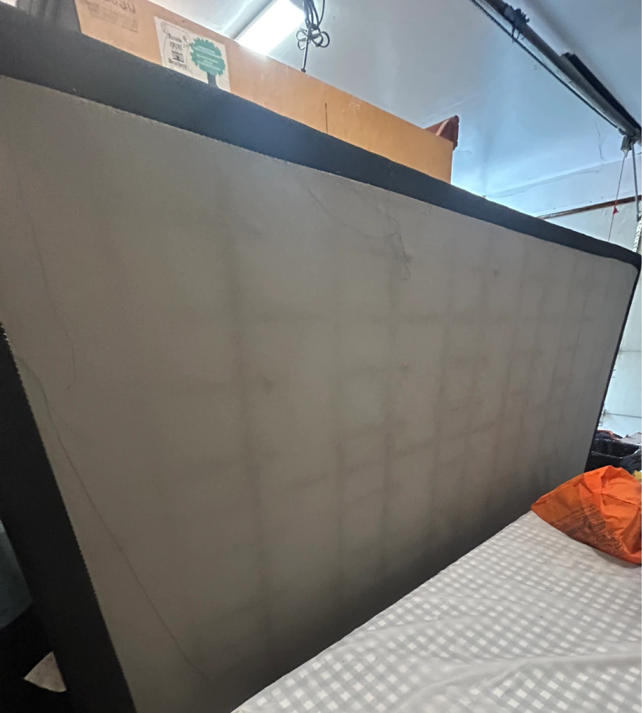 Queen Size Headboard, Box Spring and bed frame - photo 2