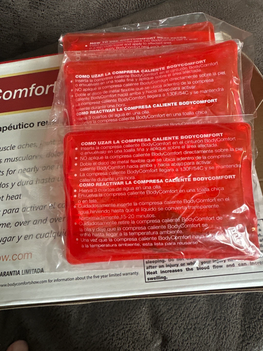 BodyComfort Reusable Therapeutic Heat Packs - photo 2