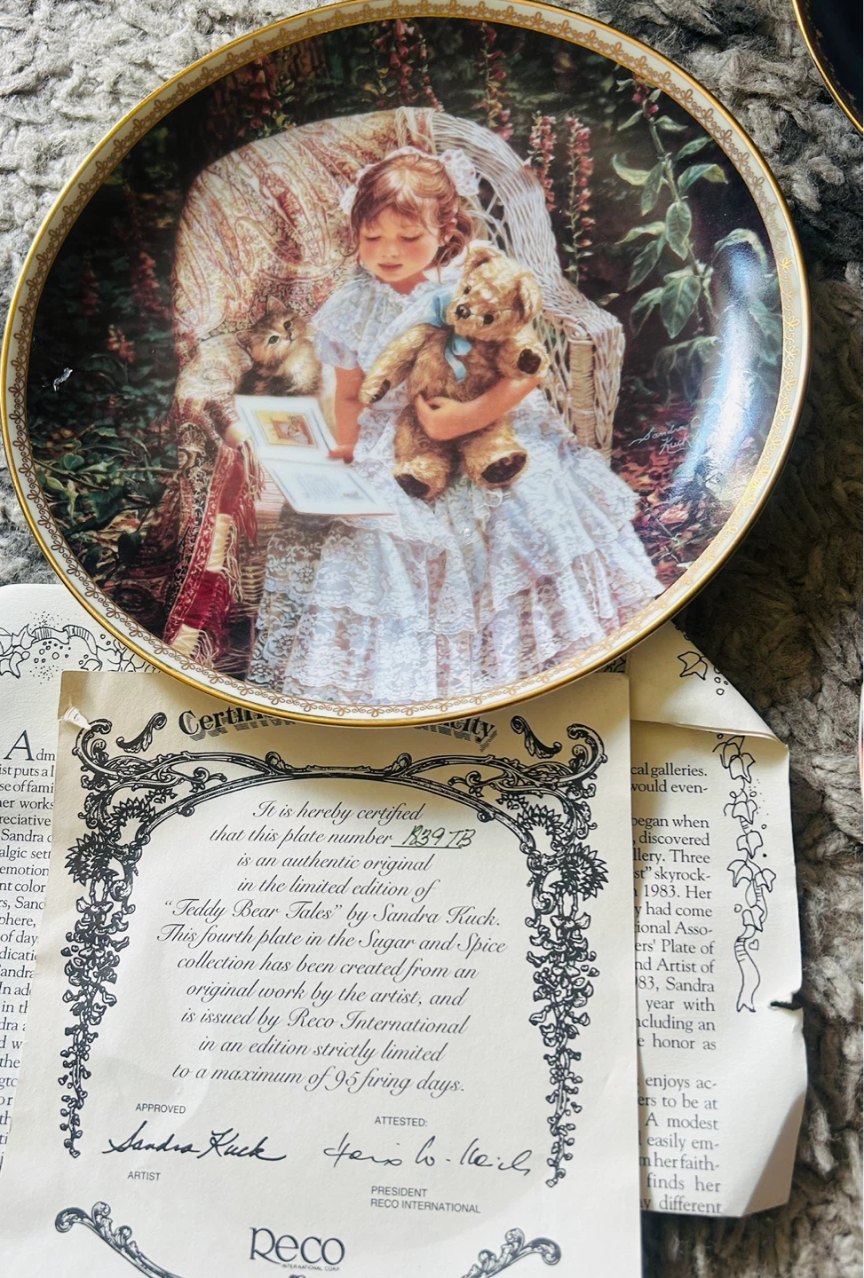 Norman Rockwell & Sandra Kuck Limited Edition Collector Plates - photo 3