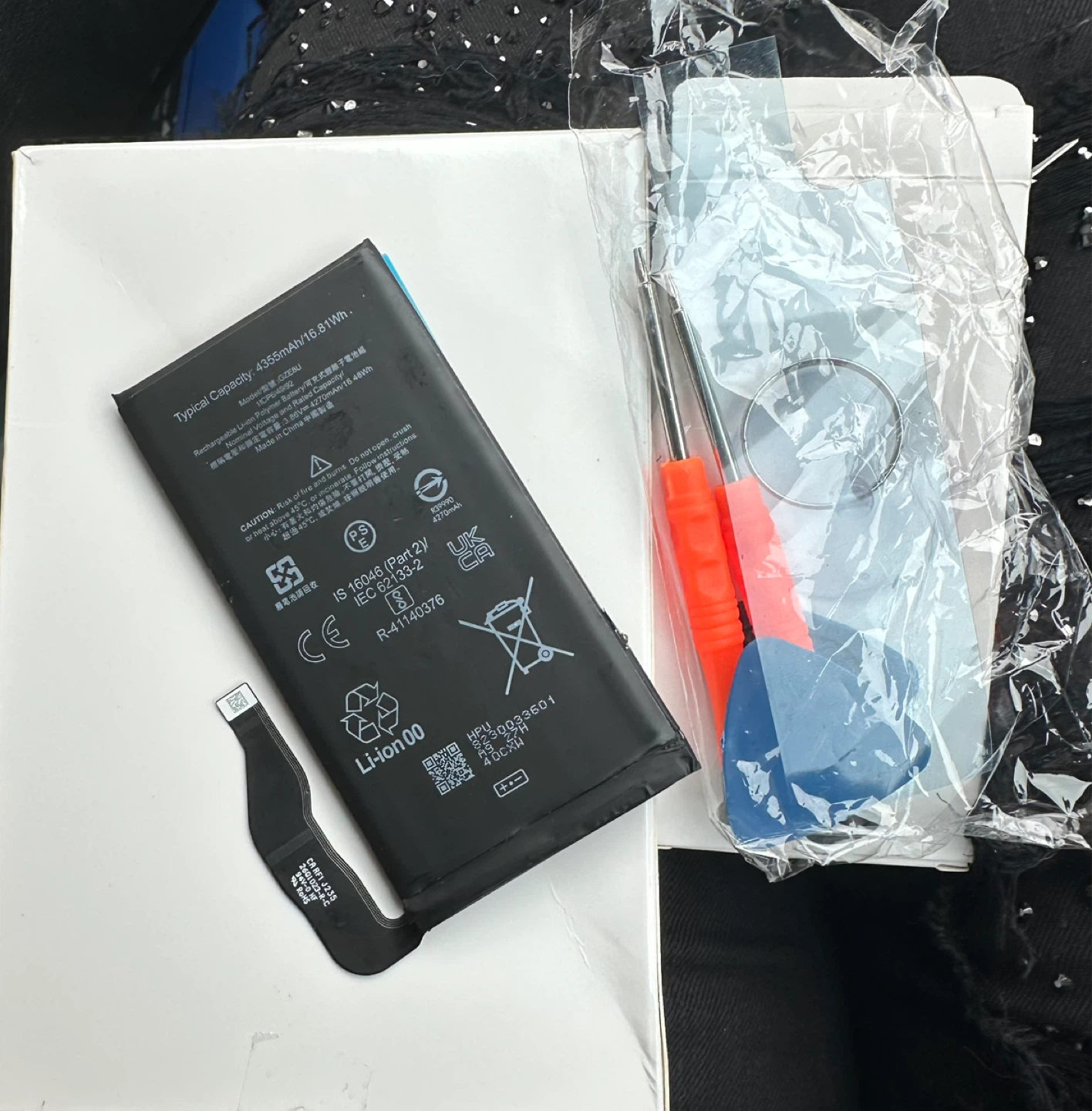 Replacement Li-ion Battery 4355mAh Phone with Tools