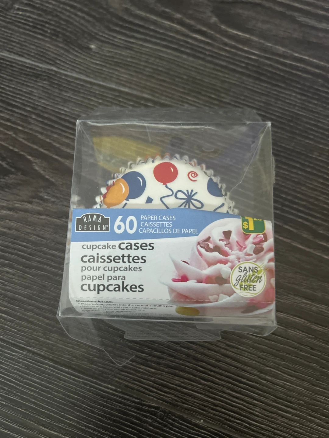 Rama Design Cupcake Paper Cases - 60 Count