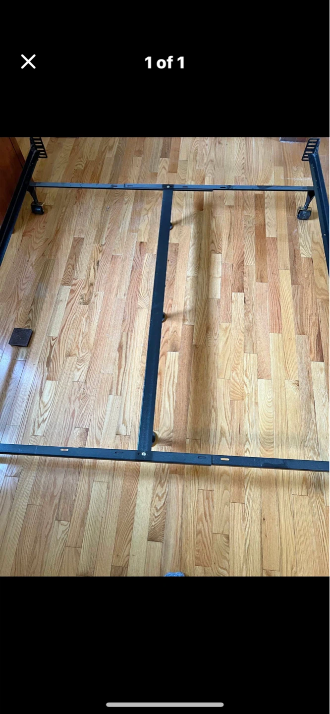 King mattress with box spring and metal frame/ free delivery - photo 5