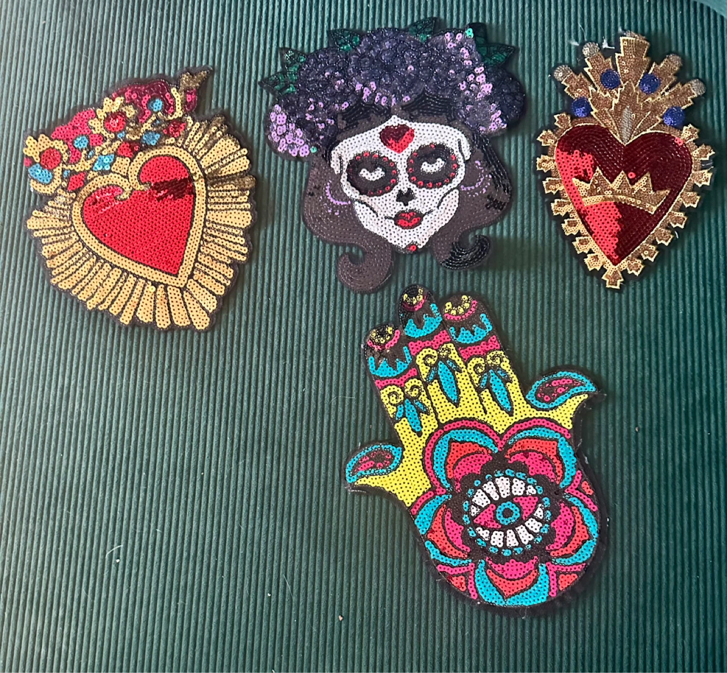 Sequin Appliqué Patches
