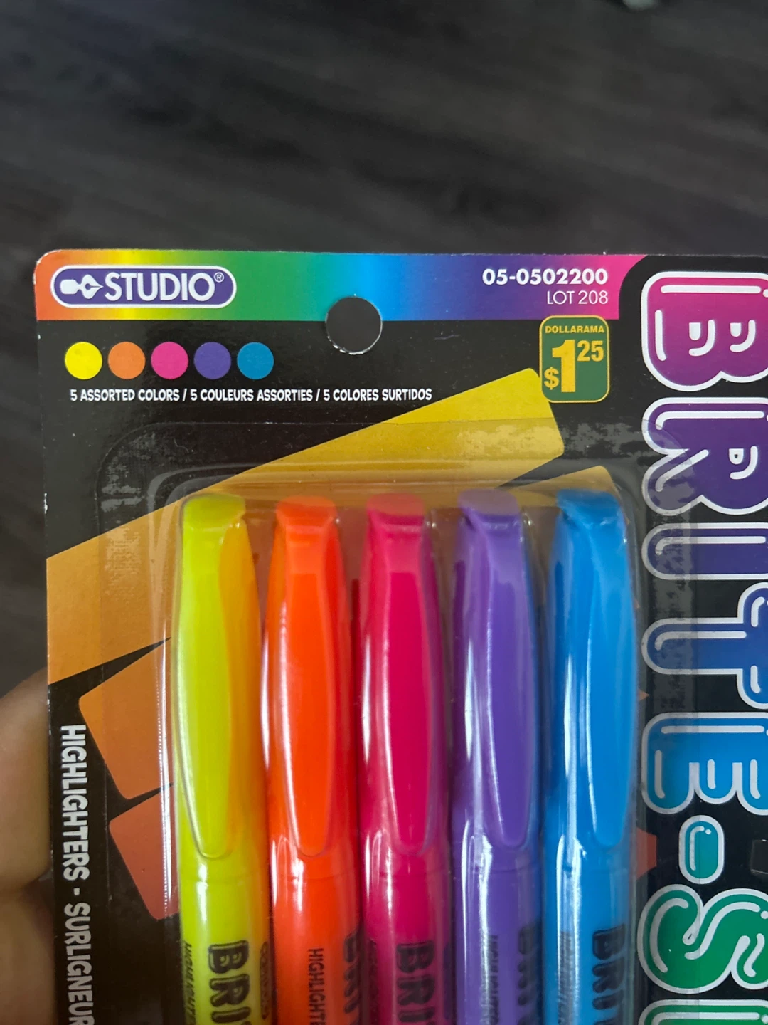 Studio Brite-Spots Highlighters - 5 Assorted Colours - photo 4