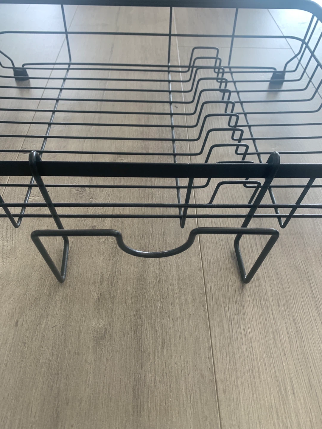 Black Metal Dish Drying Rack - photo 2