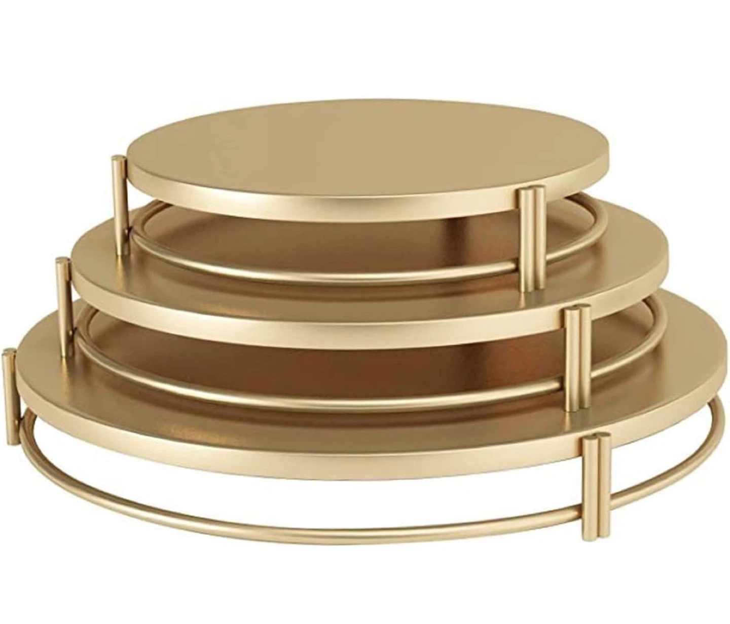 3-Tier Gold Cake Stand Set - photo 3