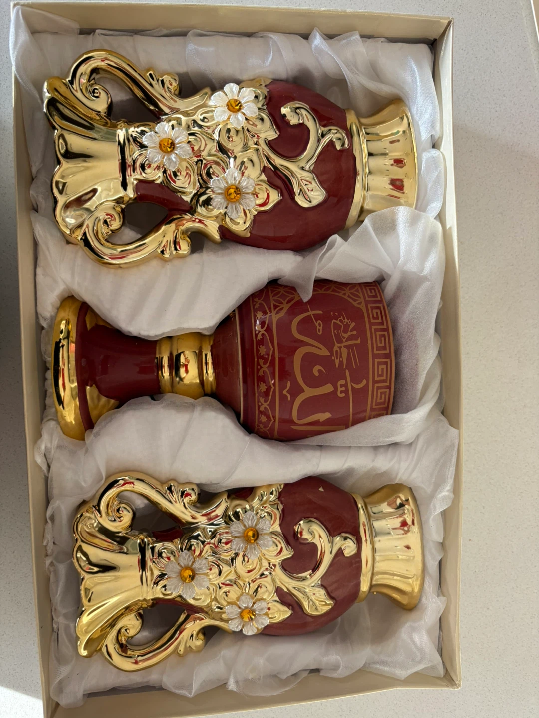 Set of 3 Islamic Decorative Vases - photo 2