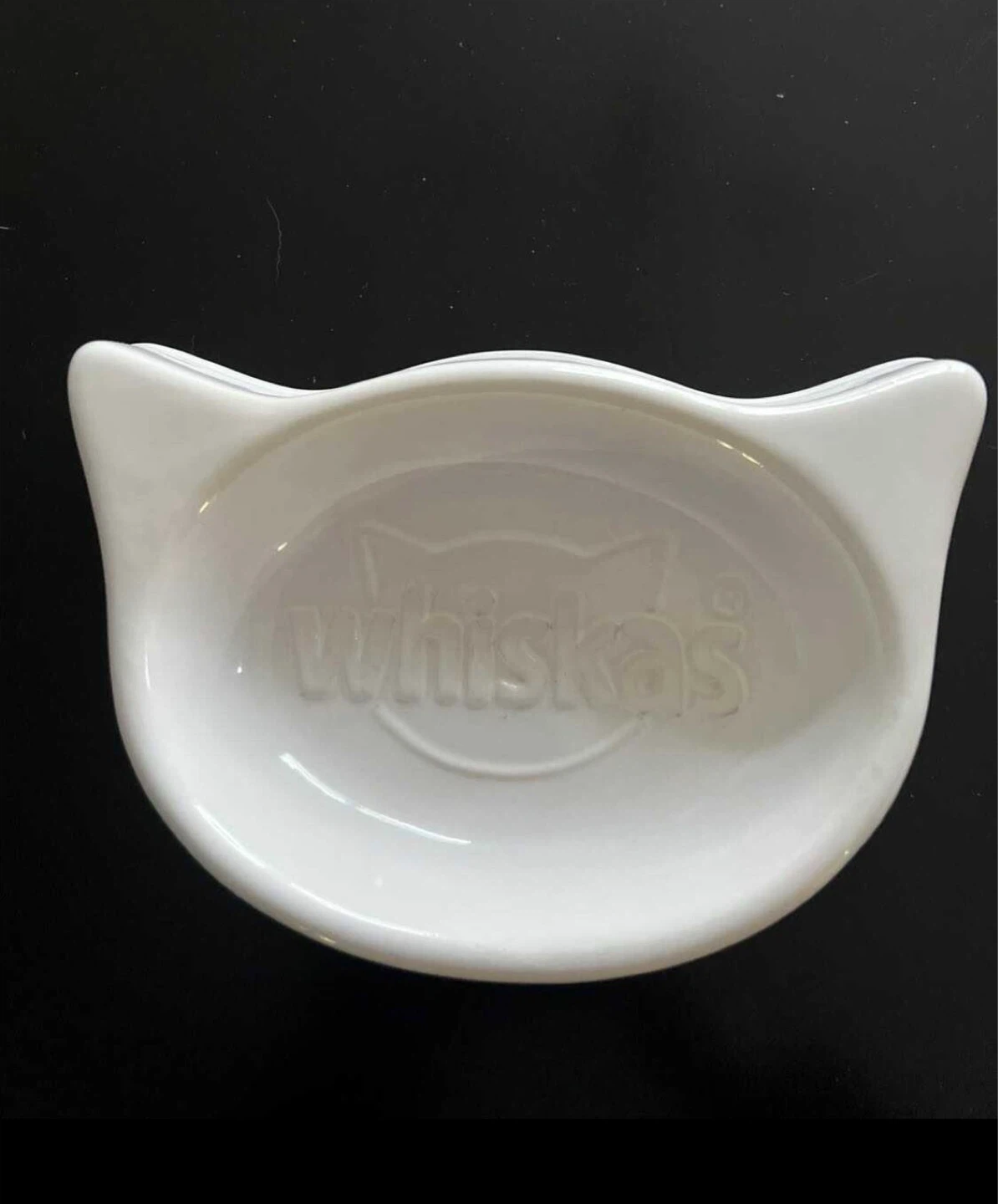 Whiskas White Ceramic Cat Bowl