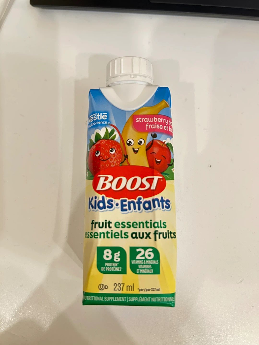 New Strawberry Banana - Boost Kids Enfants Nutritional Drink