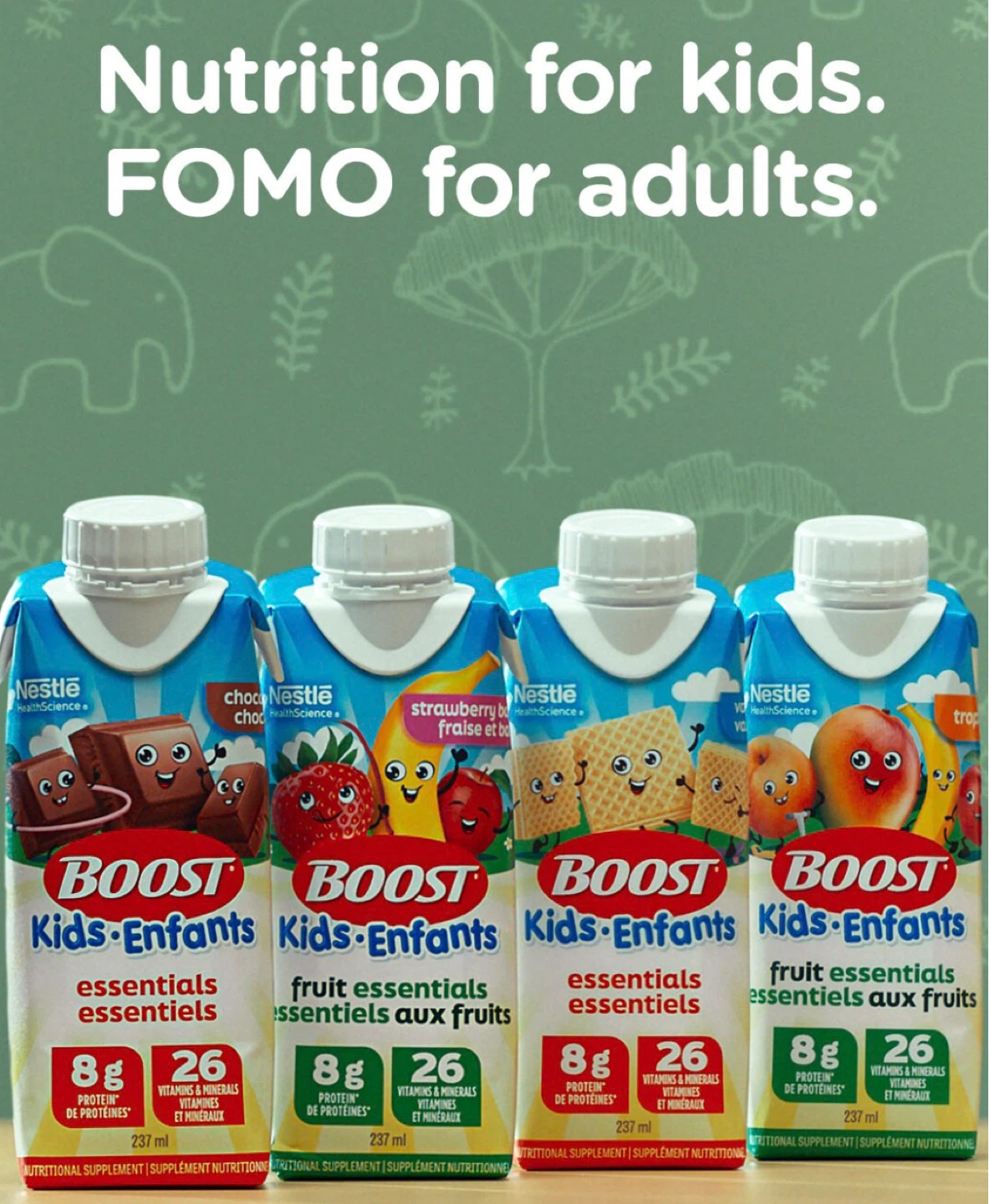 New Strawberry Banana - Boost Kids Enfants Nutritional Drink - photo 2