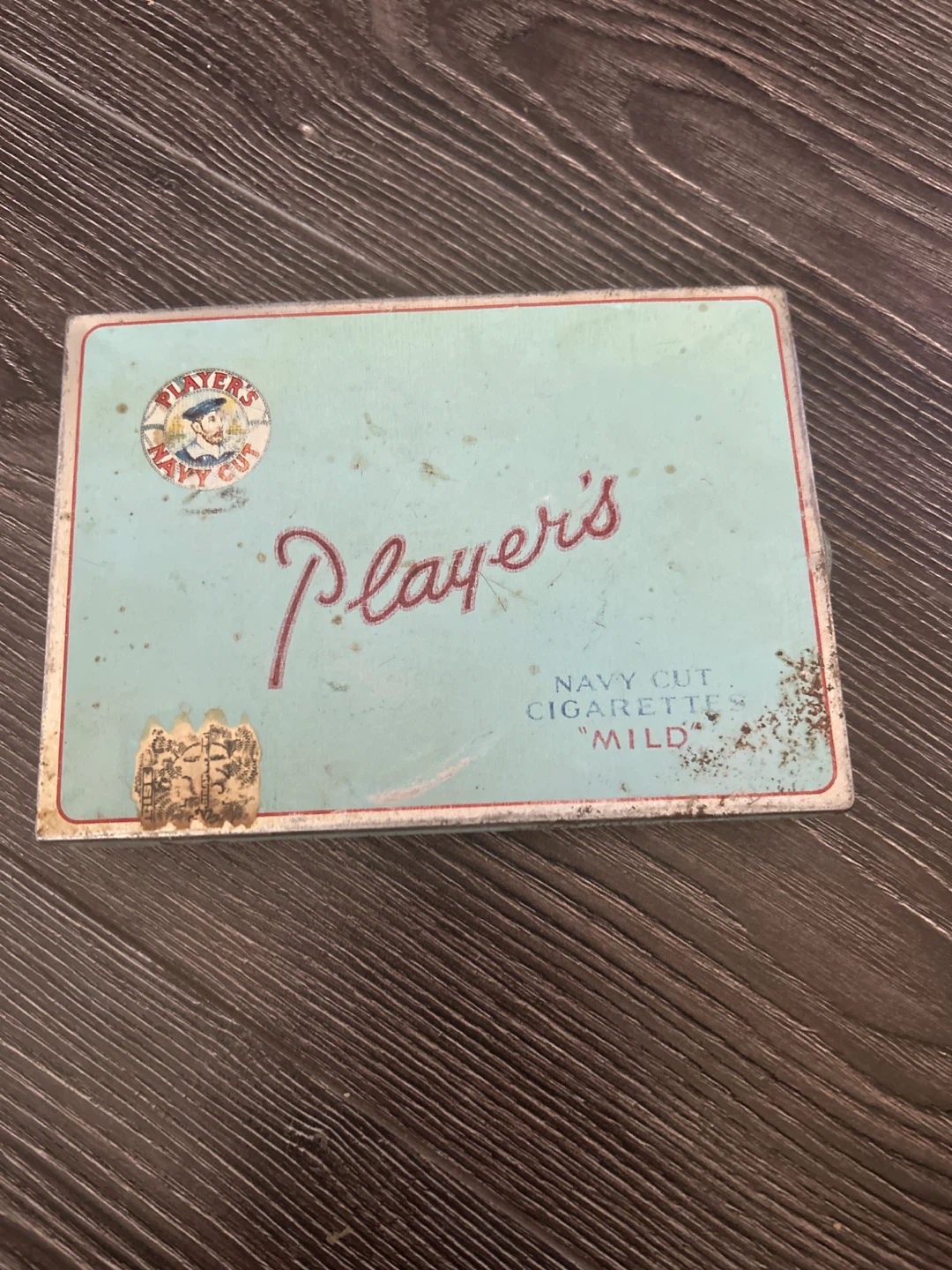 Players Navy Cut Mild Cigarette Tin