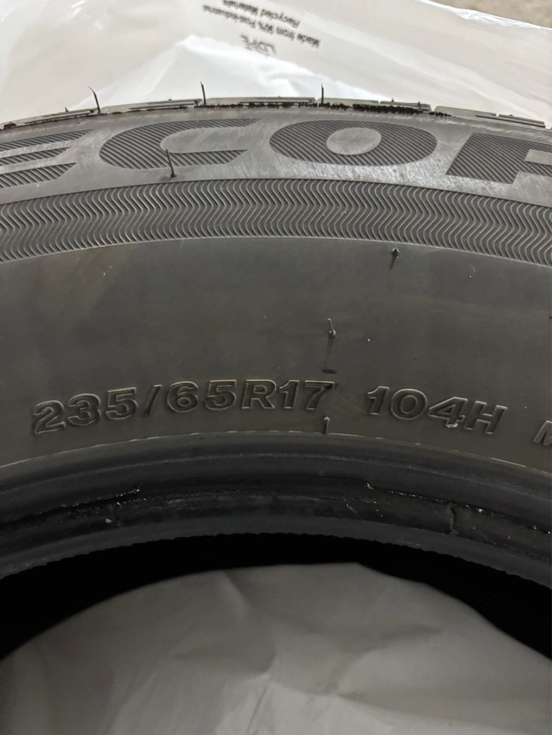 Bridgestone 235/65R17 Tire - photo 3