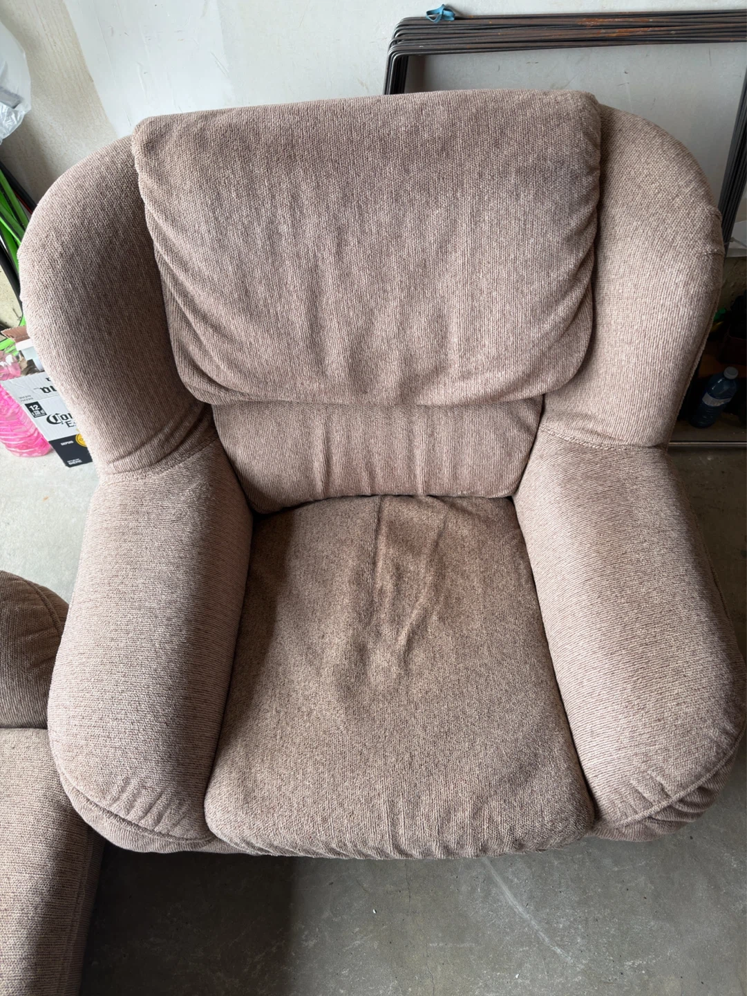 Brown Three-Seater Sofa - photo 5