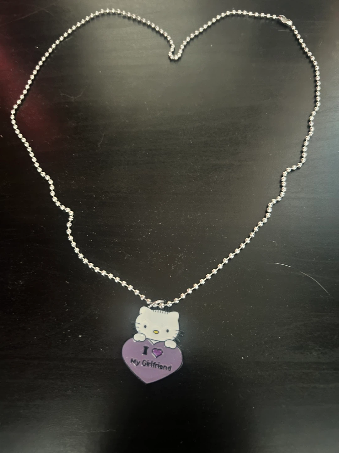 I 💜 my girlfriend necklace