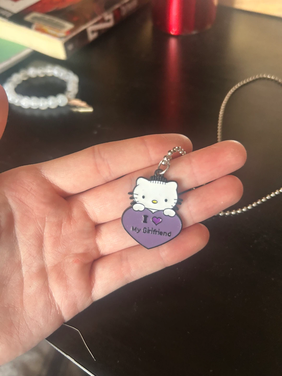 I 💜 my girlfriend necklace - photo 2