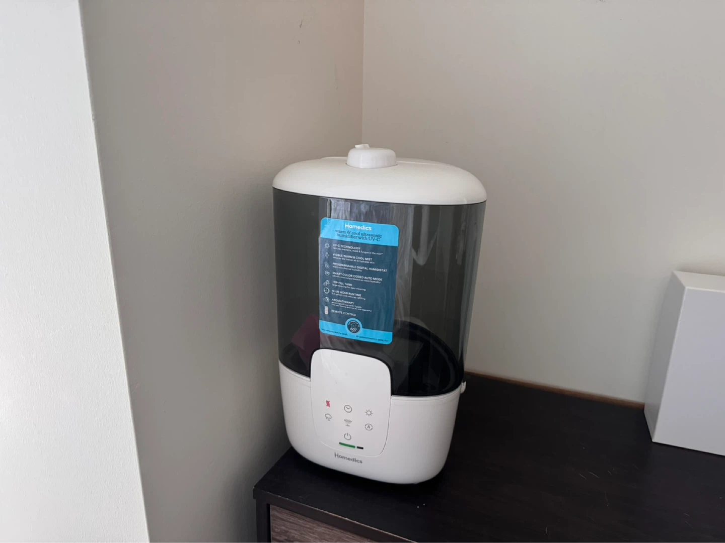 Homedics Warm & Cool Mist Humidifier