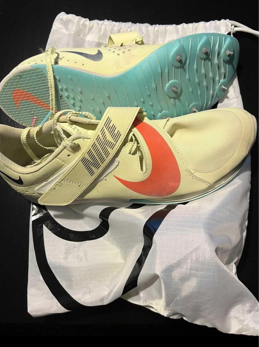 Size 12 Nike Track Spikes LJ Elite