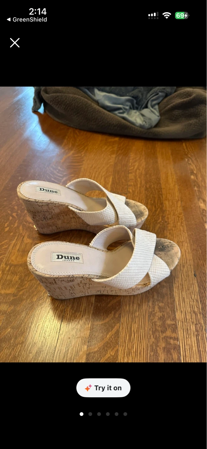 Dune London wedges size 39