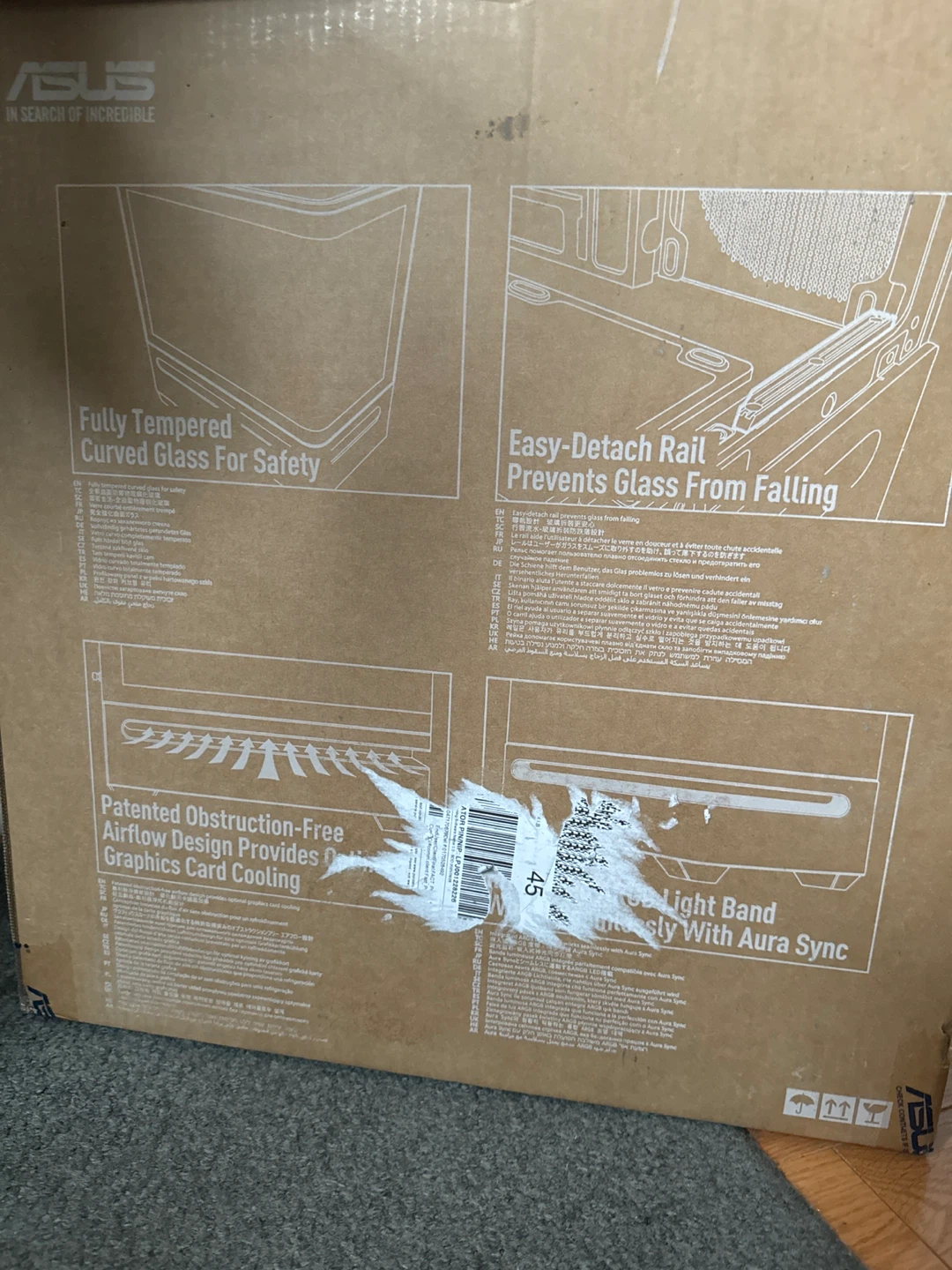 ASUS PRIME AP202 mATX Panoramic Case - photo 3