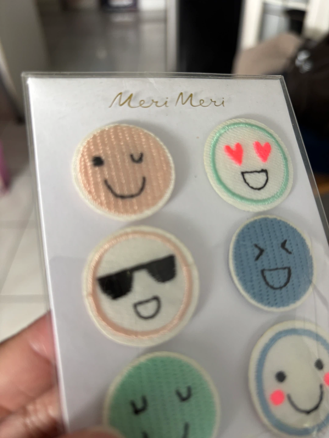 Meri Meri Emoji Iron-On Patches - 6 Pack - photo 3