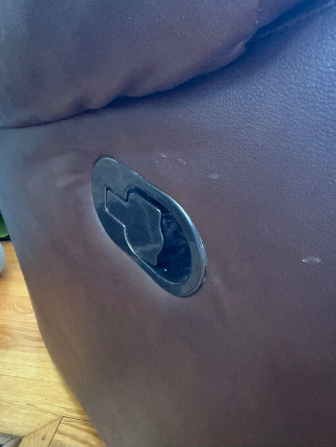 Brown Leather Recliner Chair - photo 3