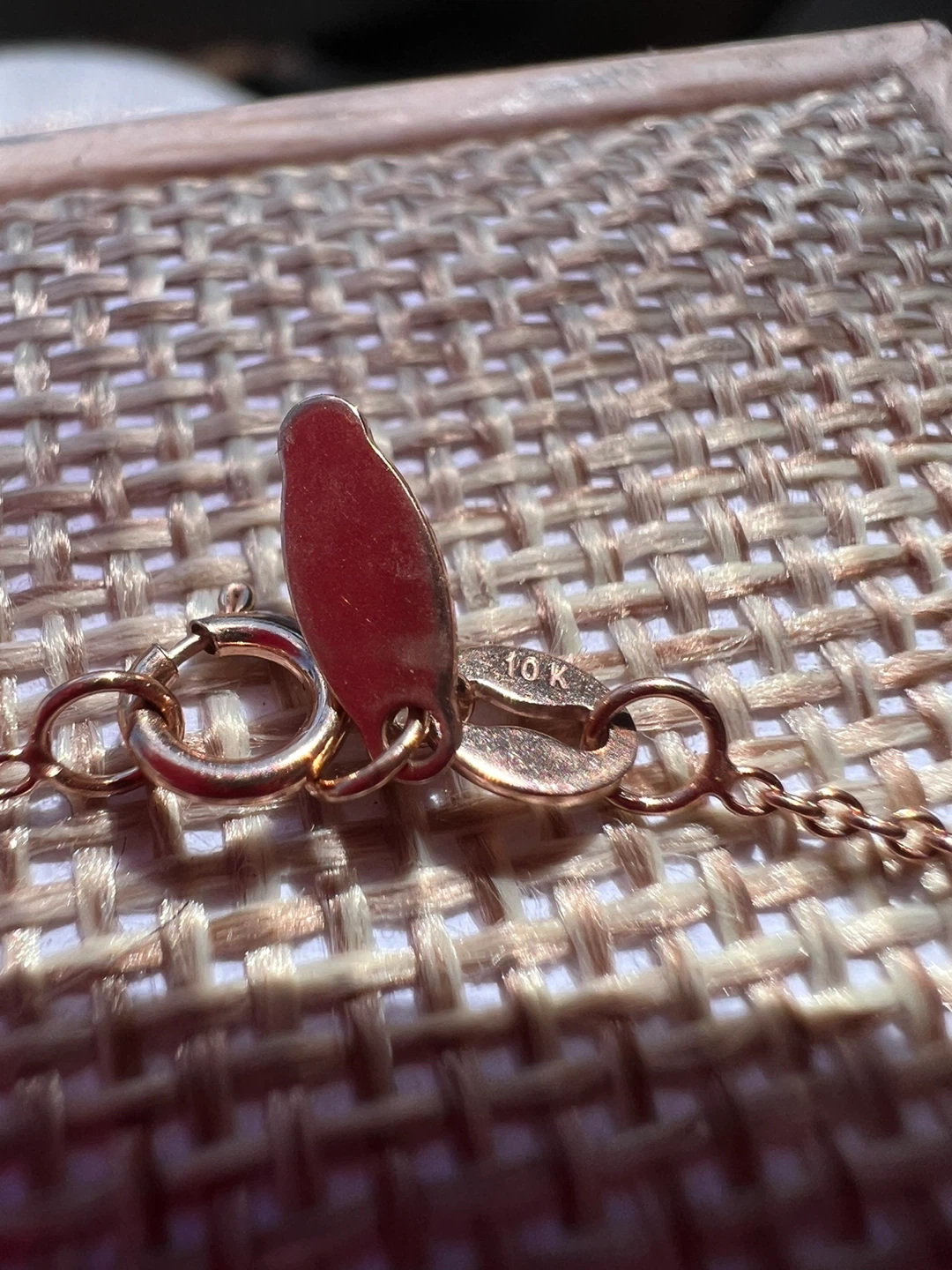 10K Rose Gold Emerald Pendant Necklace - photo 5