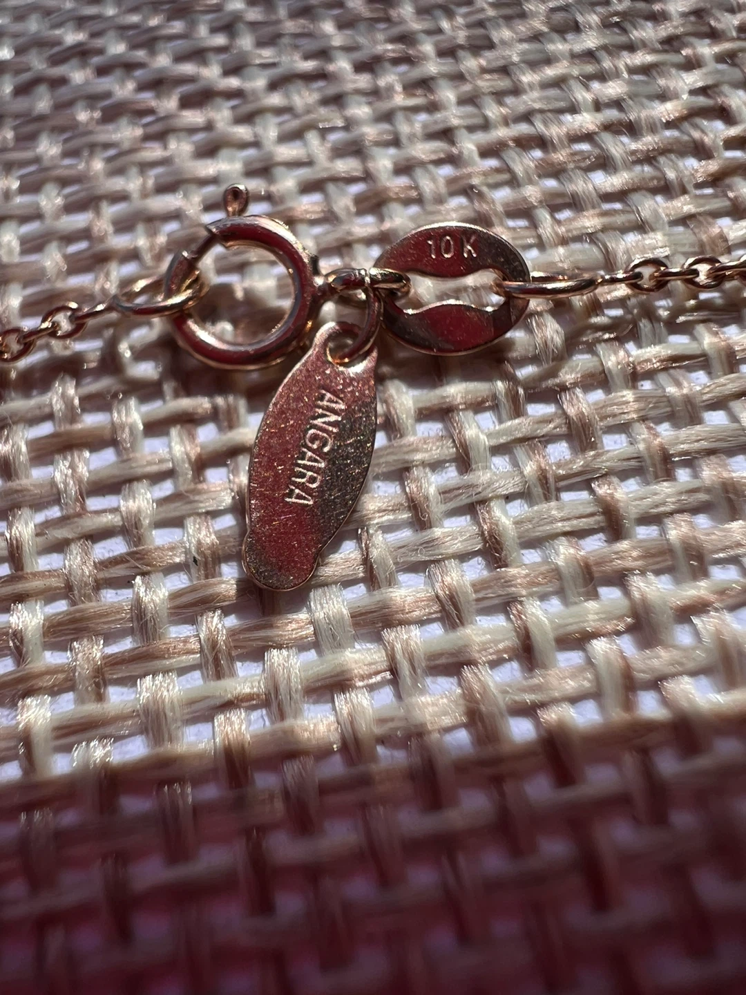 10K Rose Gold Emerald Pendant Necklace - photo 4