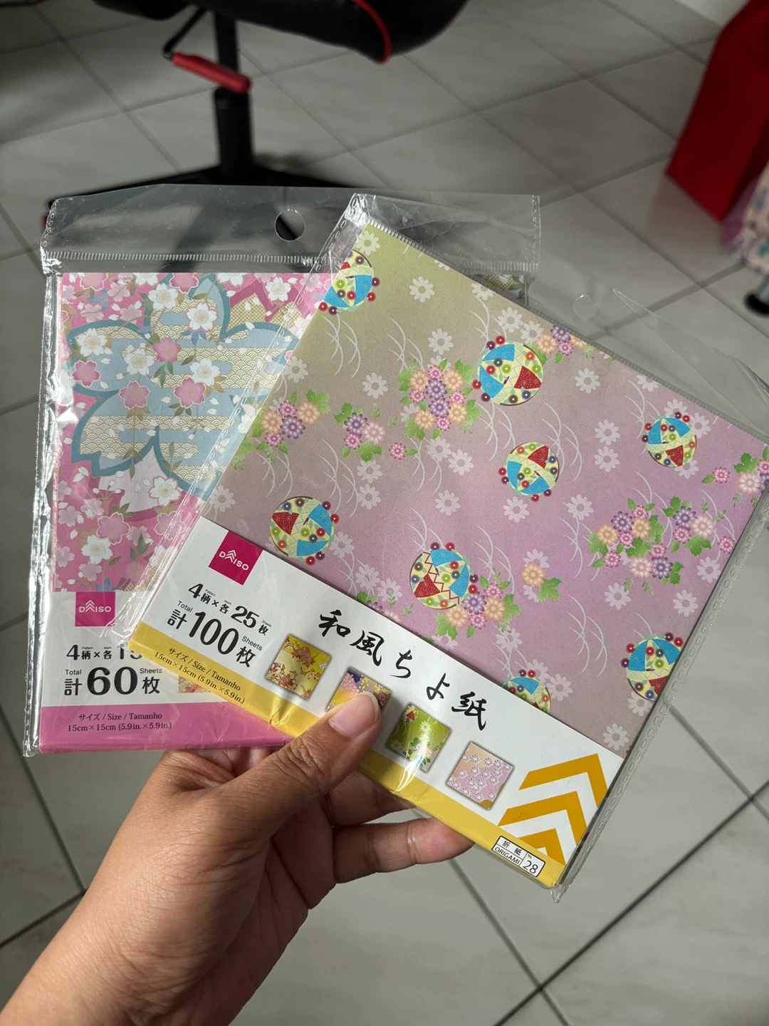 Daiso origami Paper Pack