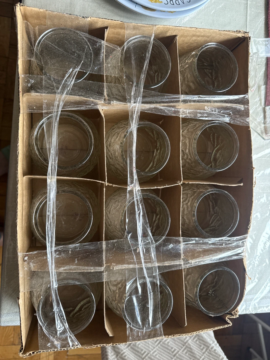 Low Boy Candles Glass Jars - Set of 12