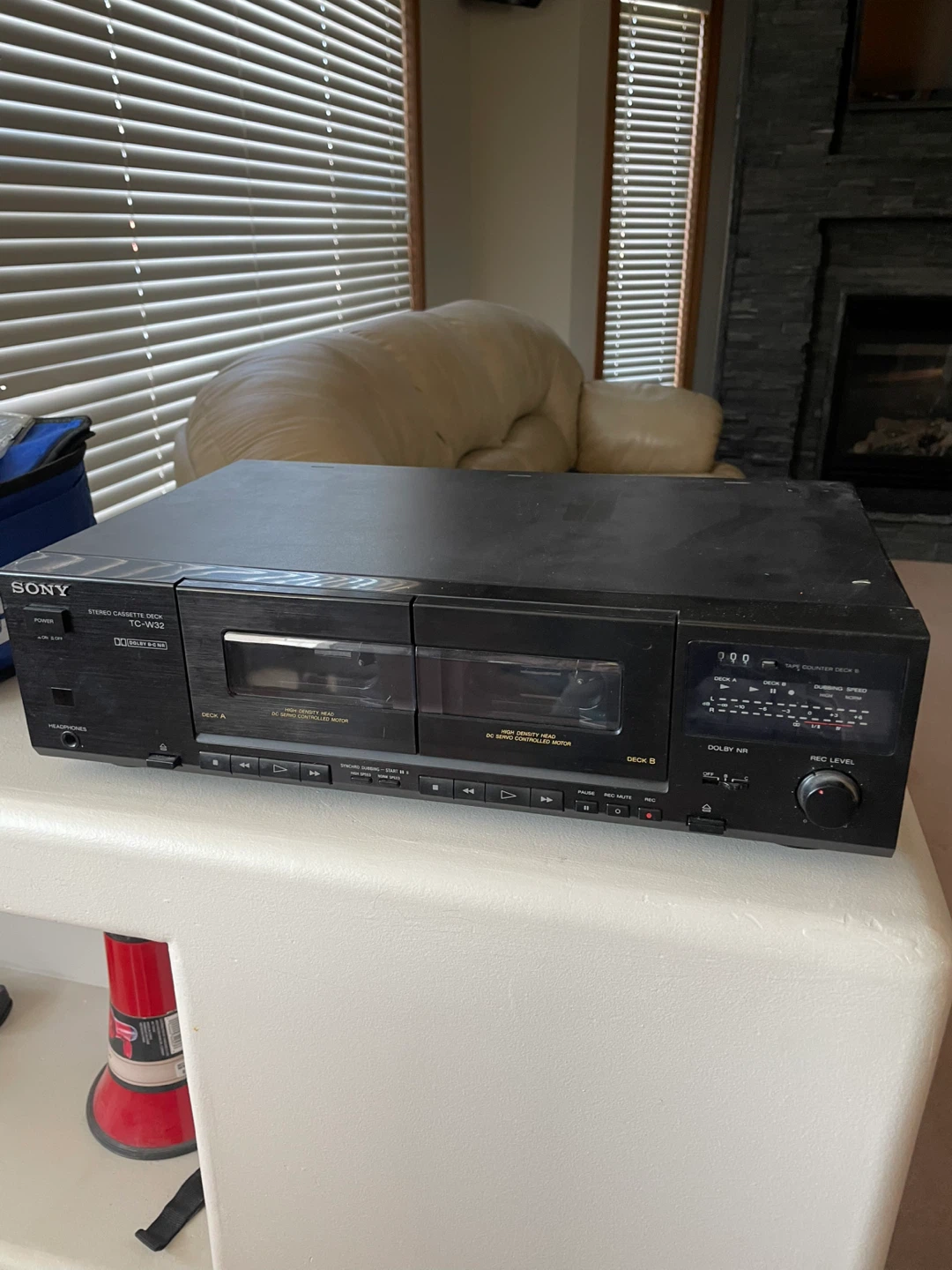 Sony TC-W32 Cassette Deck / Recorder Working - photo 5