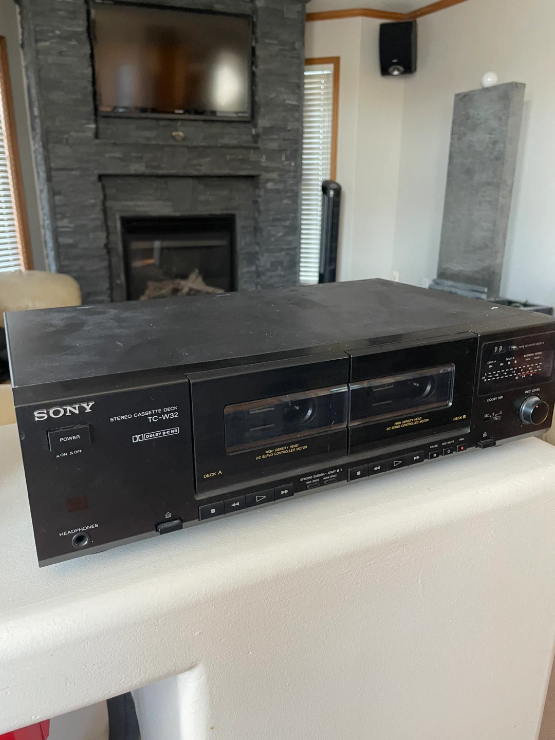 Sony TC-W32 Cassette Deck / Recorder Working - photo 4