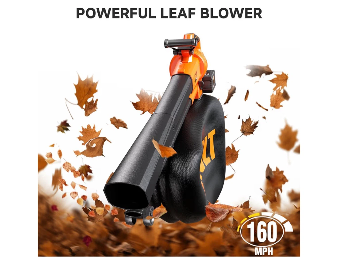 Aivolt 3-in-1 Cordless Leaf Blower, Vacuum and Mulcher