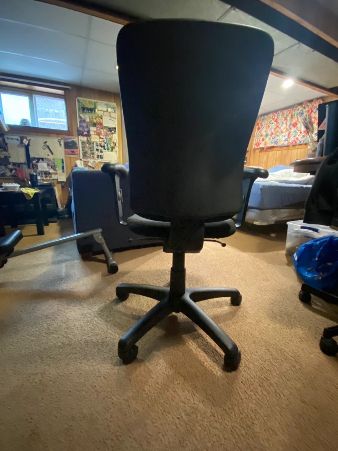 Black Office Chair - Used - Fair condition - photo 2