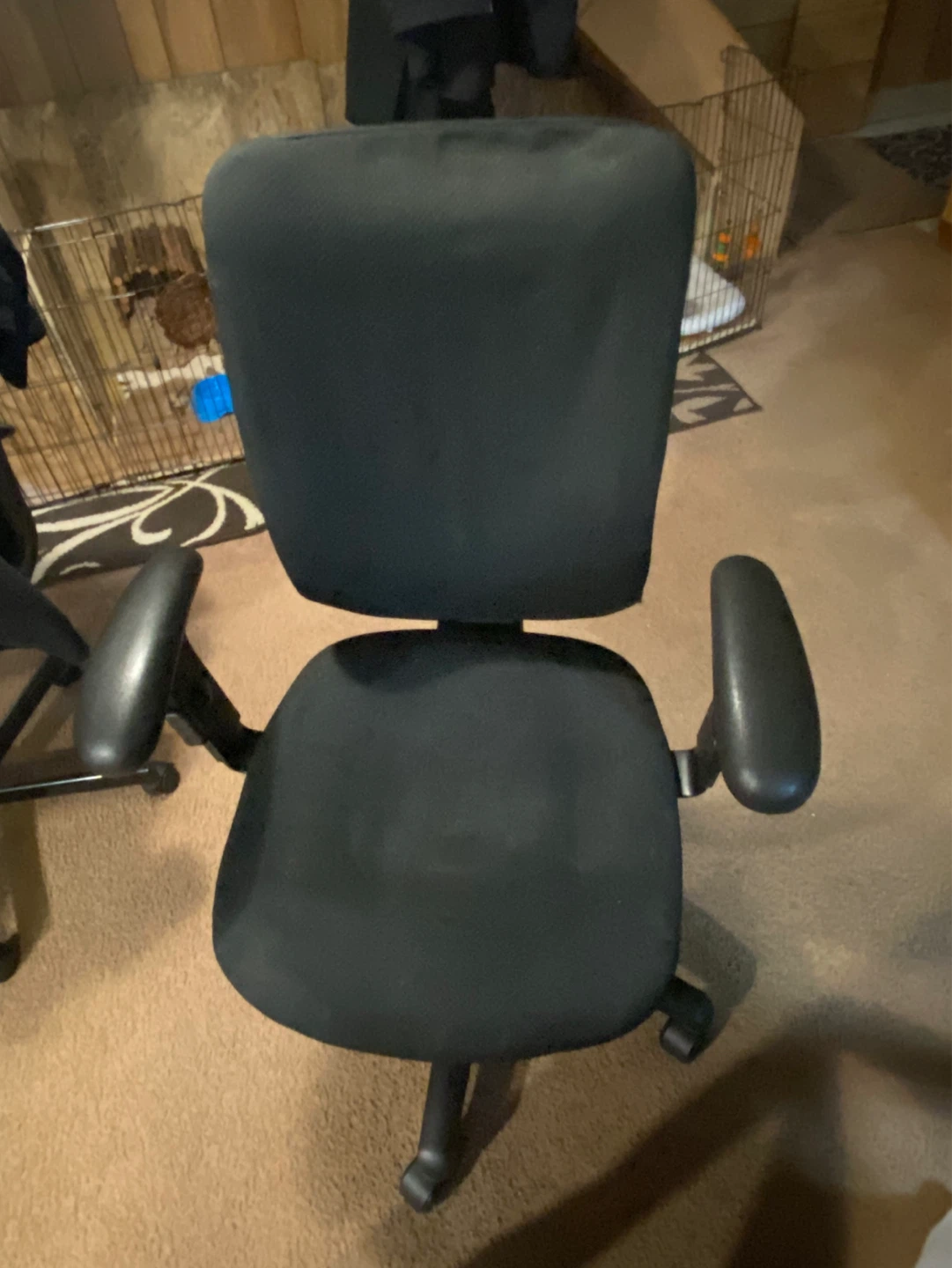 Black Office Chair - Used - Fair condition