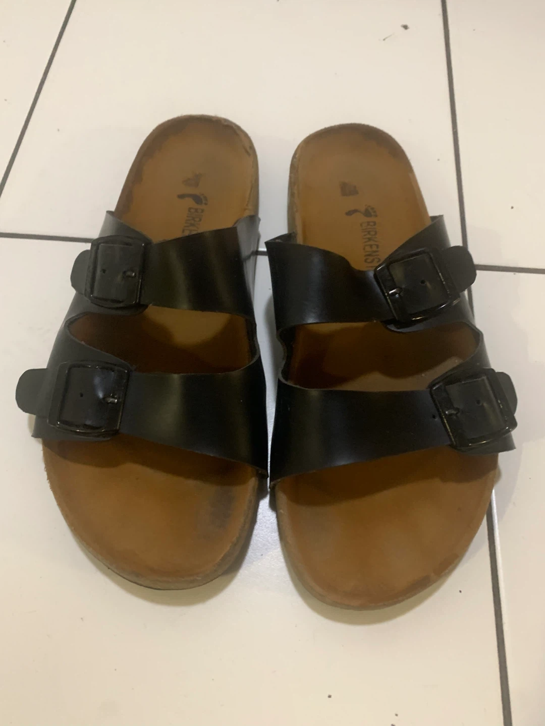 Birkenstock Arizona Black Leather Sandals - photo 2