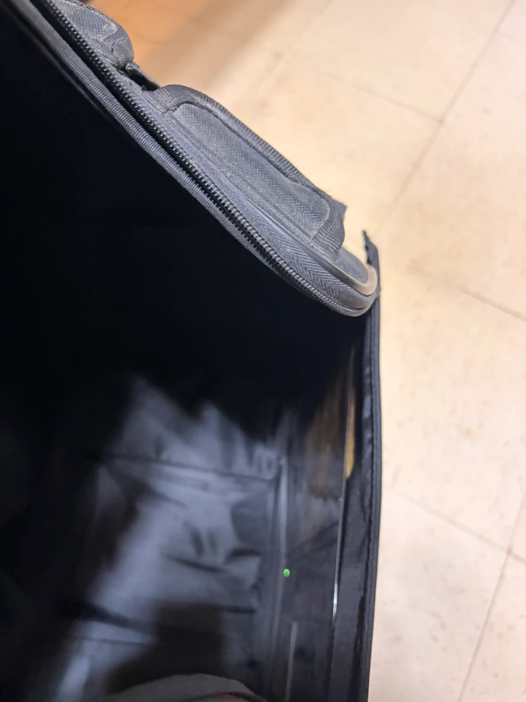 Black multi-pocket utility bag