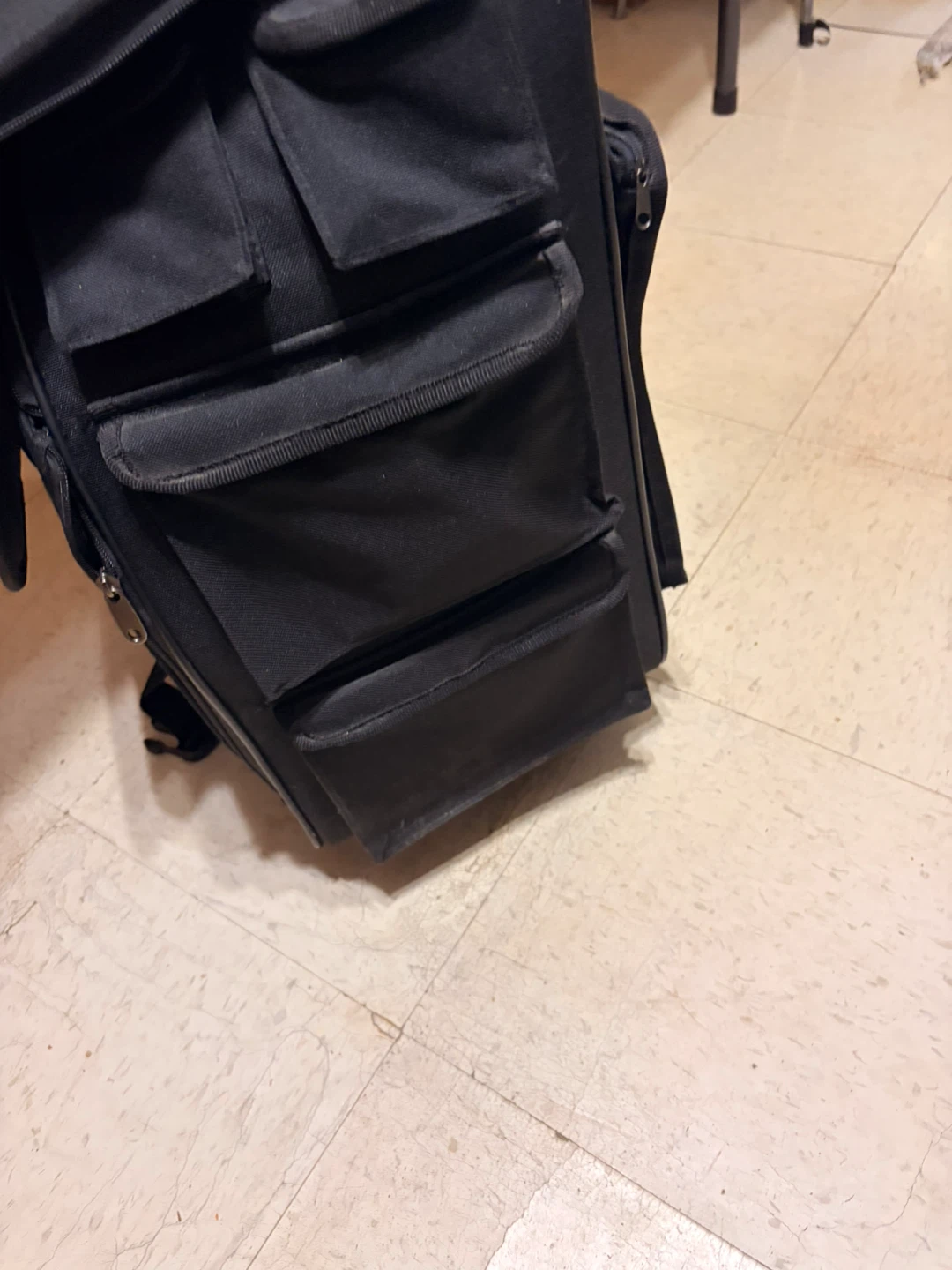 Black multi-pocket utility bag - photo 4