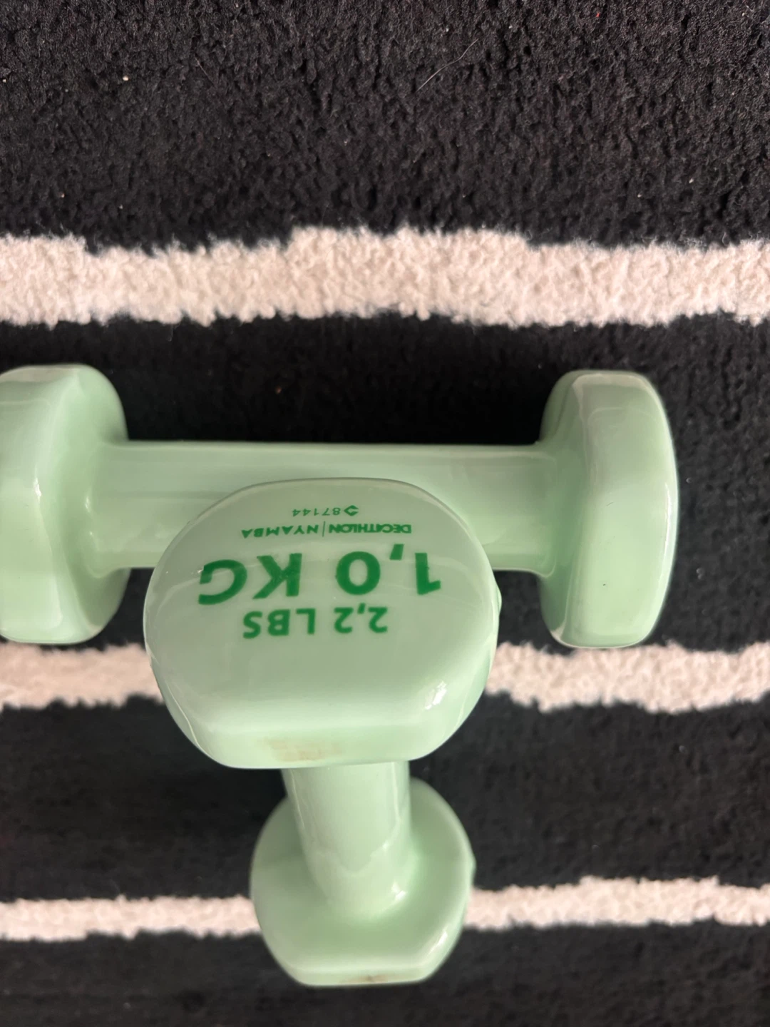 Decathlon NYAMBA 1kg Dumbbells (Pair) - photo 2