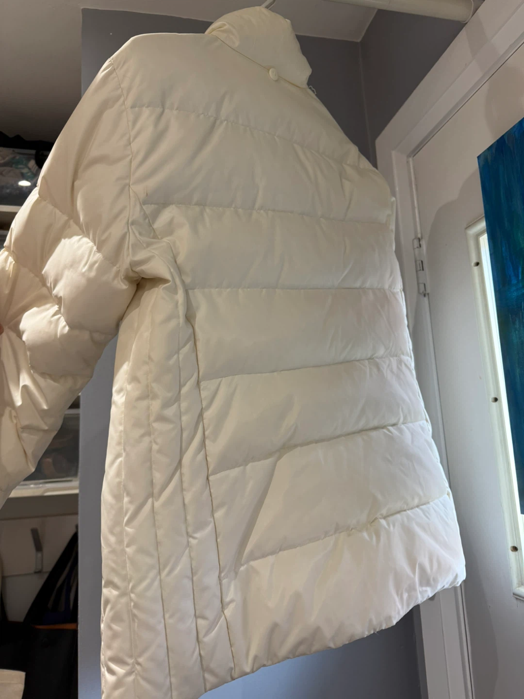 Cleo Women's Cream Puffer Jacket - Size M - photo 3