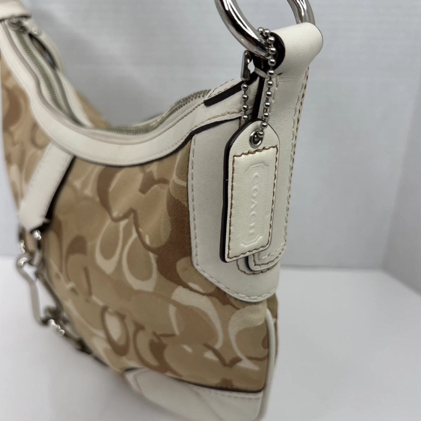 Coach Signature Hobo Shoulder Bag Purse - photo 4