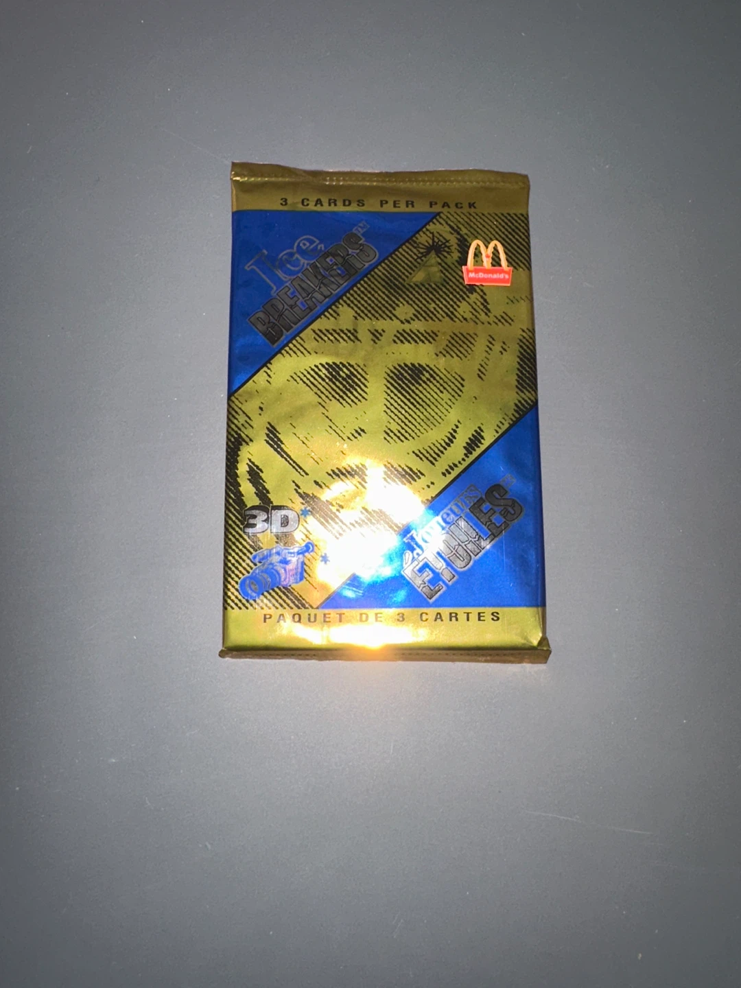 1997 Macdonald’s Pinnacle hockey wax packs.