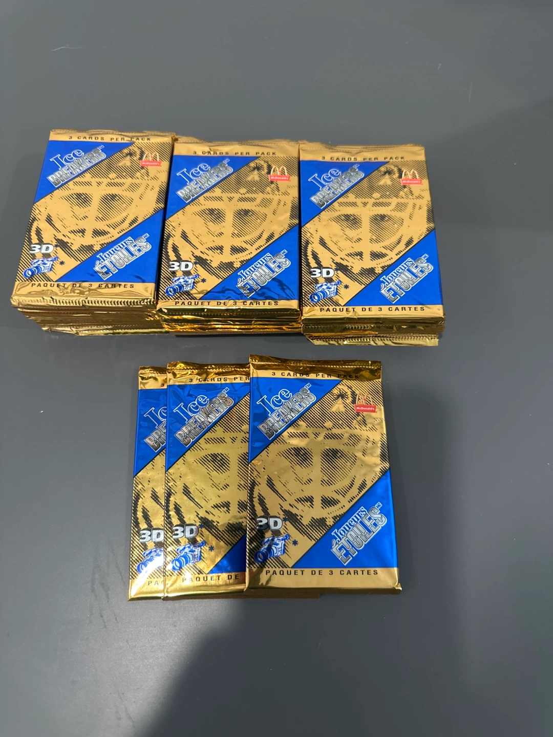 1997 Macdonald’s Pinnacle hockey wax packs. - photo 2