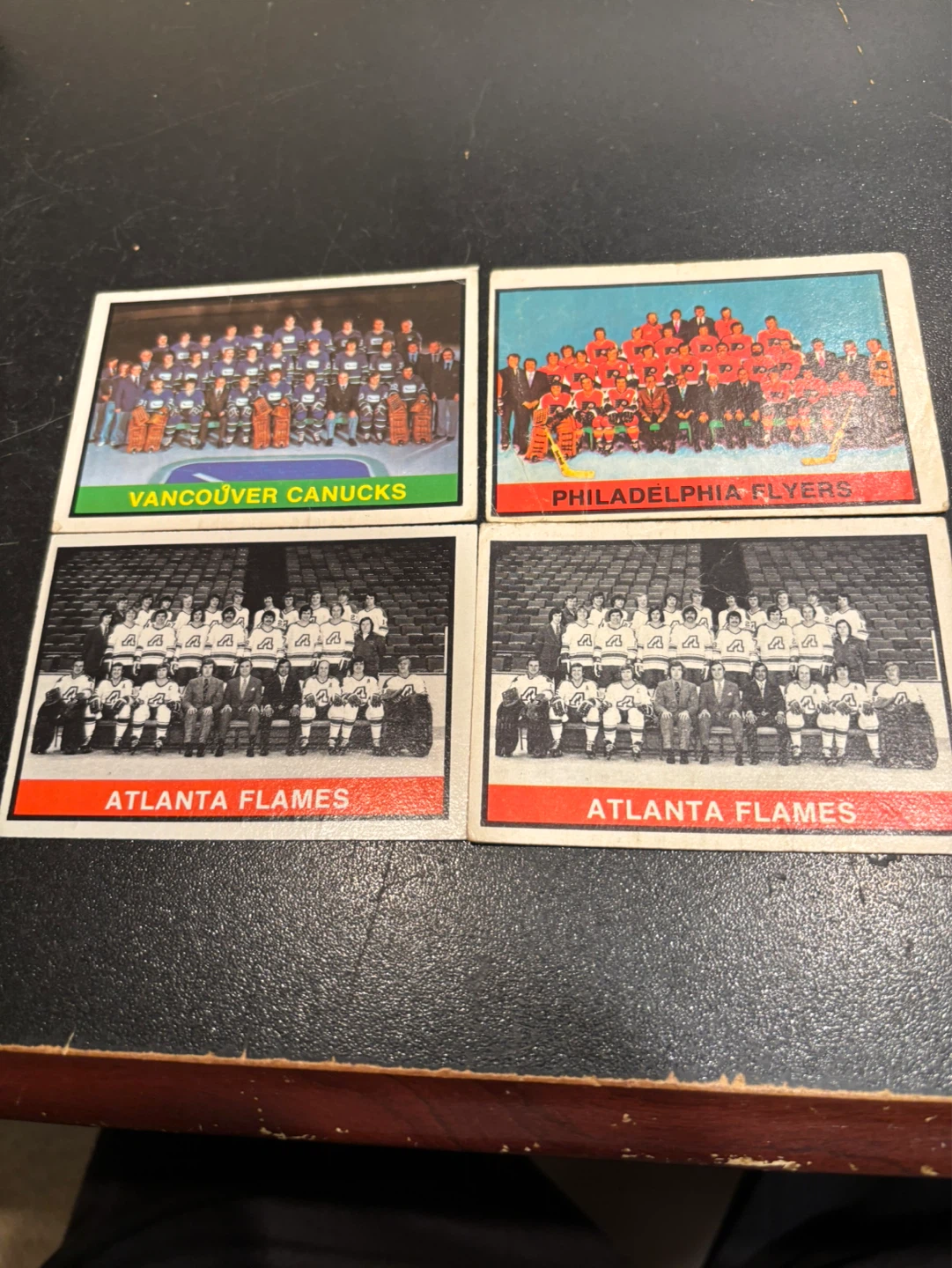 4. 1974-75 NHL TEAMS CHECKLIST Cards !