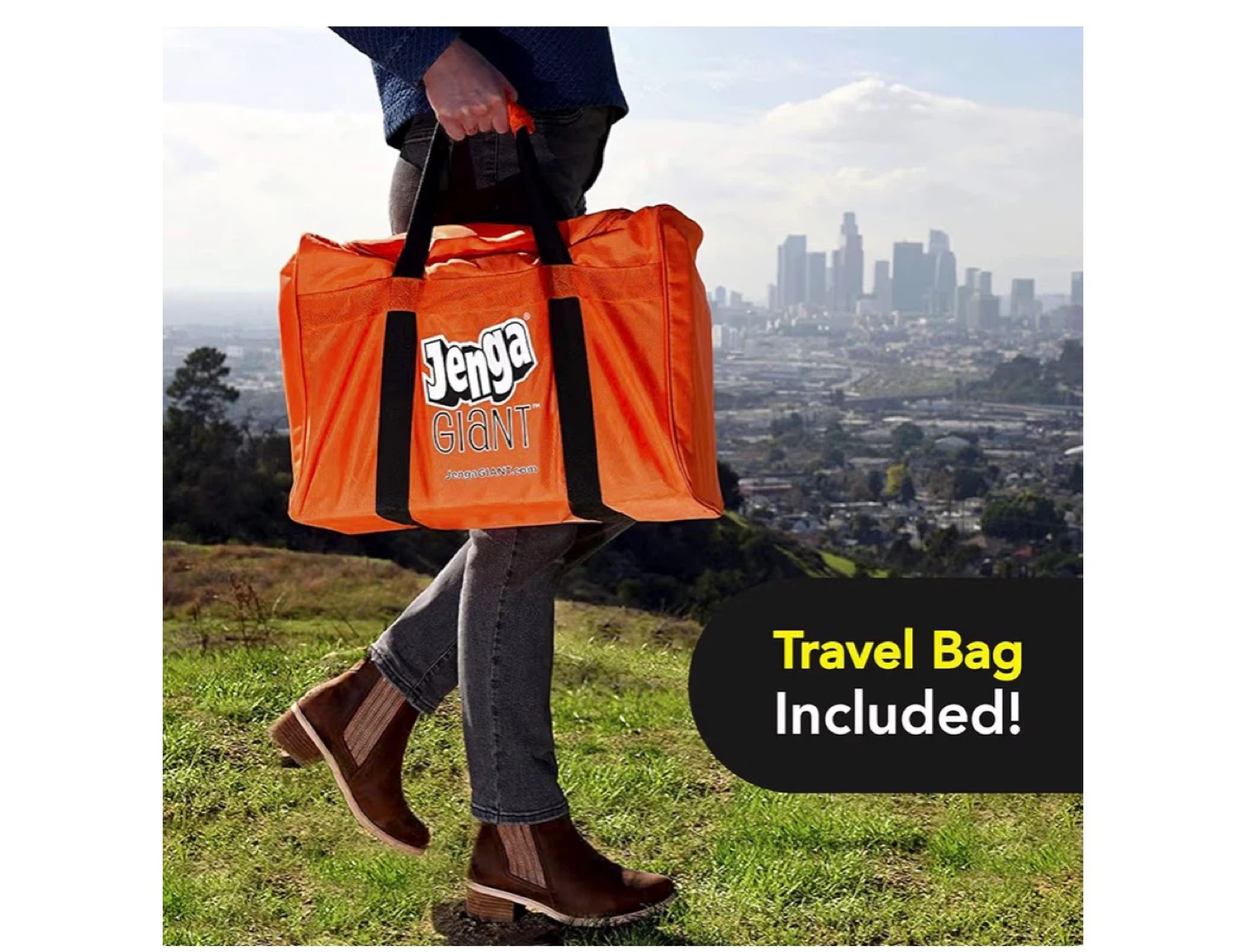 Jenga Giant JS7 Hardwood Game with Travel Bag - photo 5