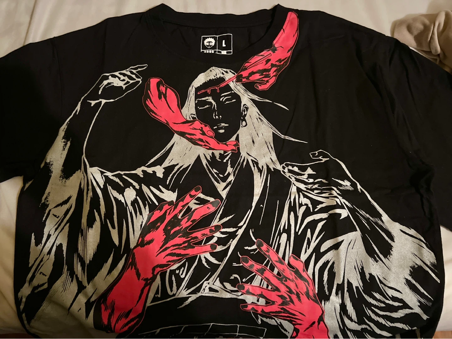 Black T-Shirt with Geto on it