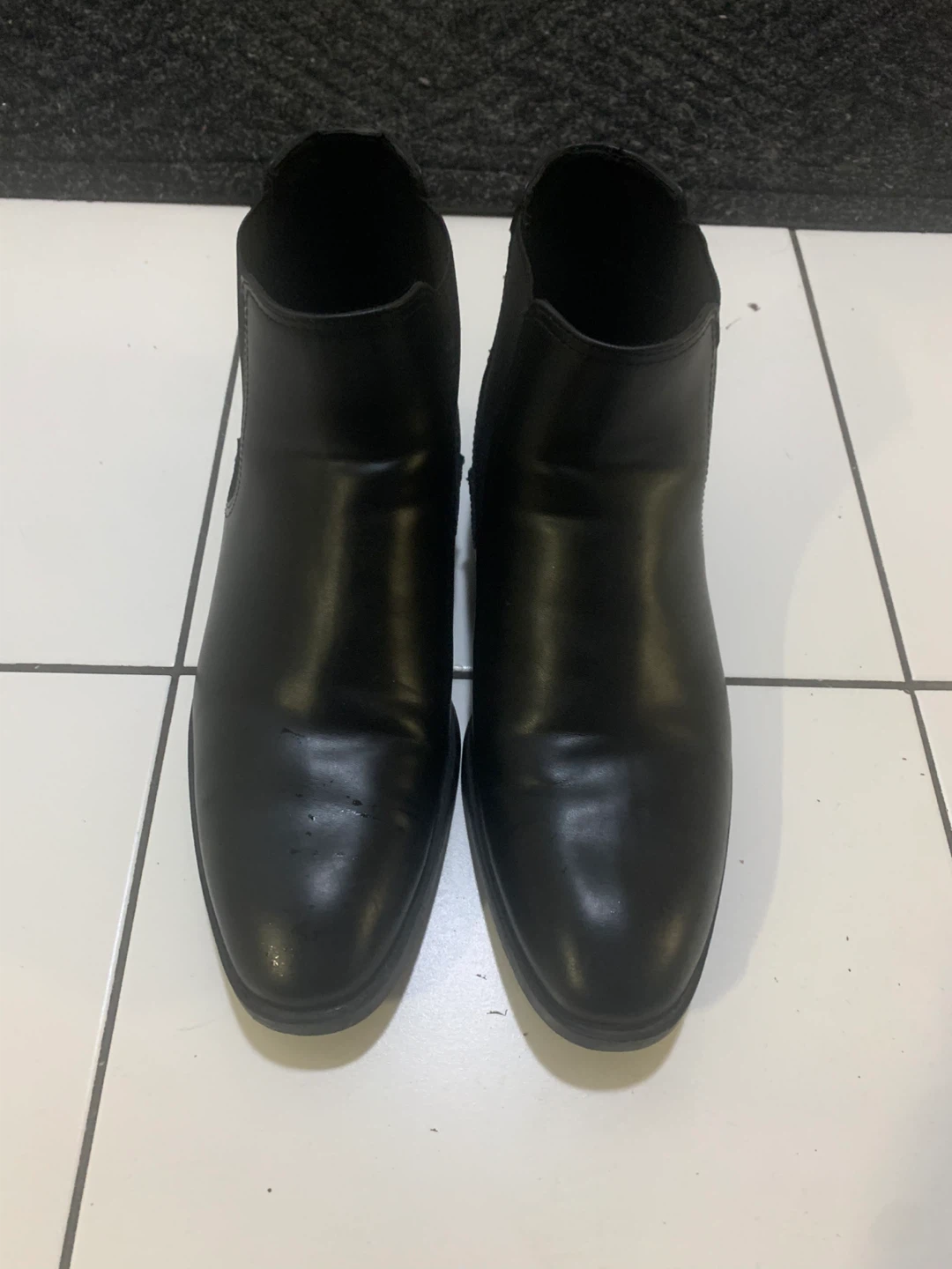 ZARA Black Leather Chelsea Boots - photo 2