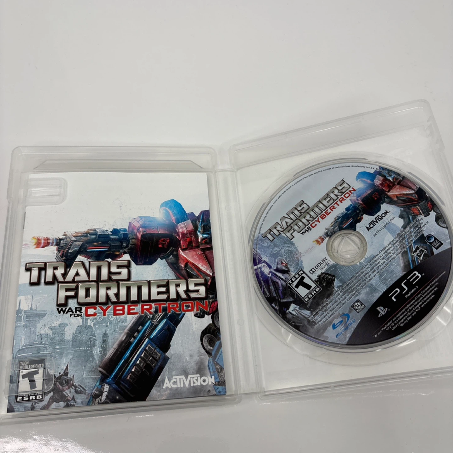 Transformers War for Cybertron PS3 PlayStation 3 - photo 2