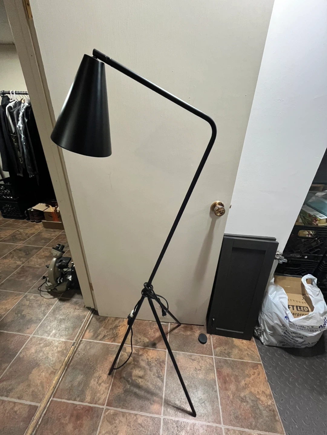 Black Tripod Floor Lamp