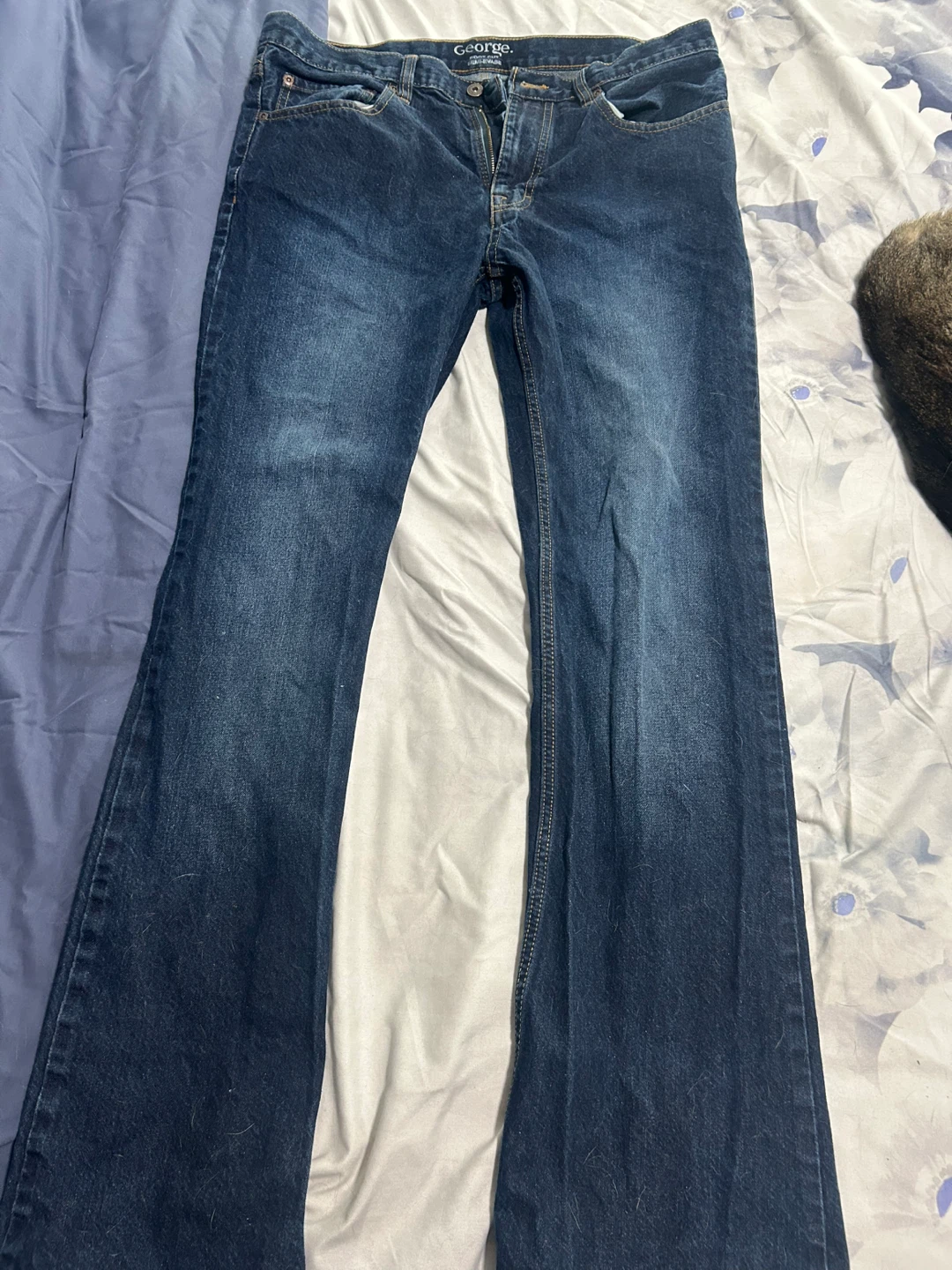 Dark blue men’s jeans